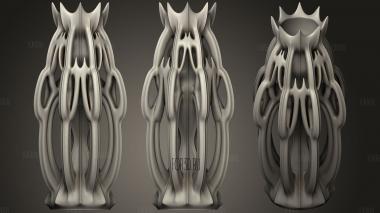 Convoluted Crown Vase